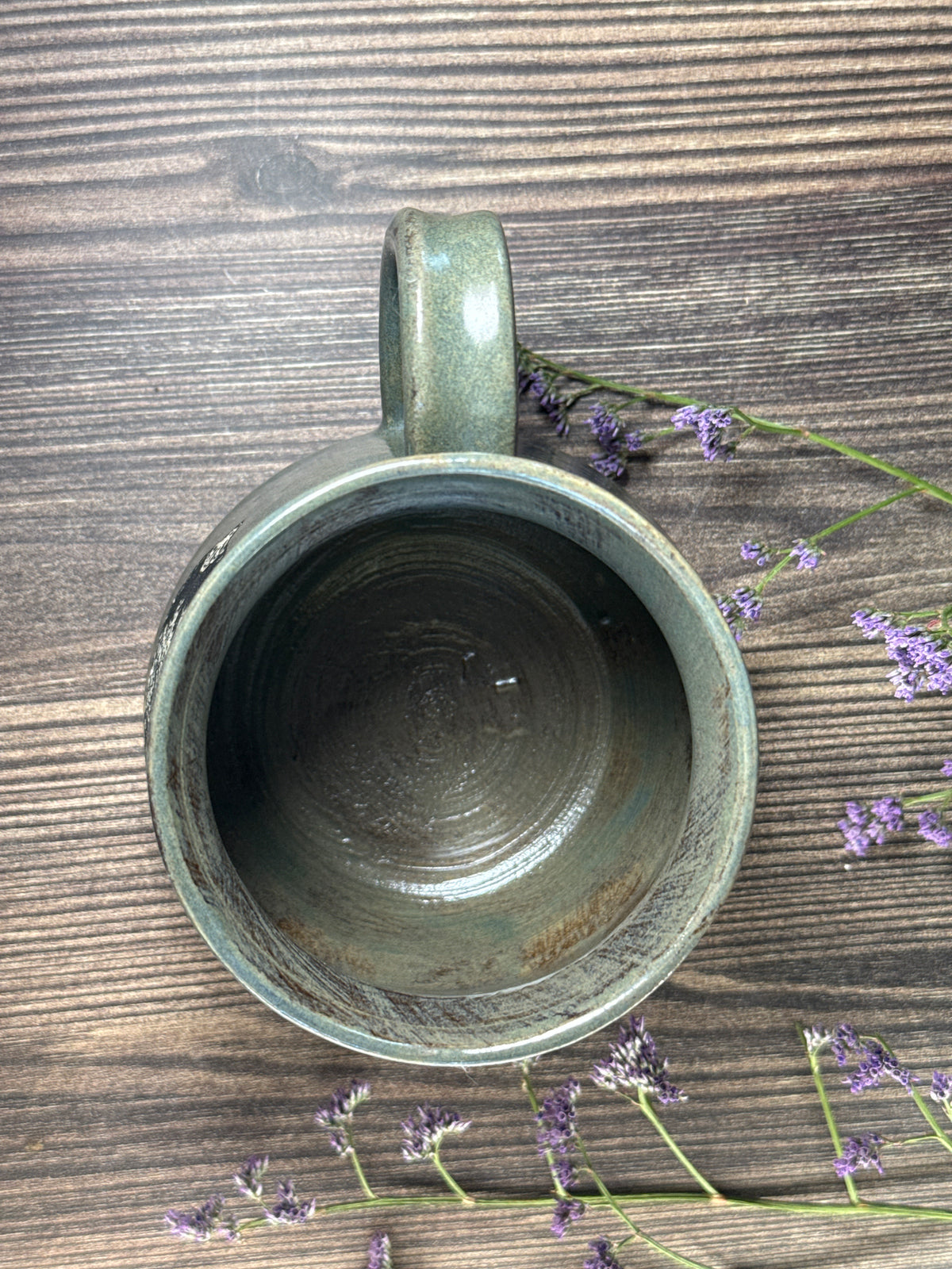 Sgraffito Bee Mug