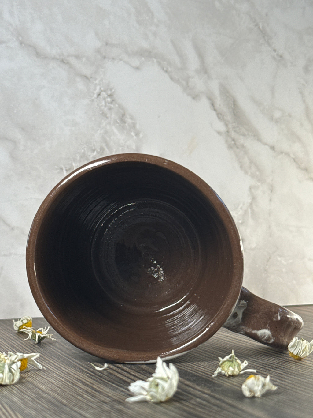 Seconds: Longhorn Leather Carved Mug 1