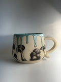 Mushroom Mug Rounded Blue