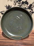 Dino & Fern Fossil Plate