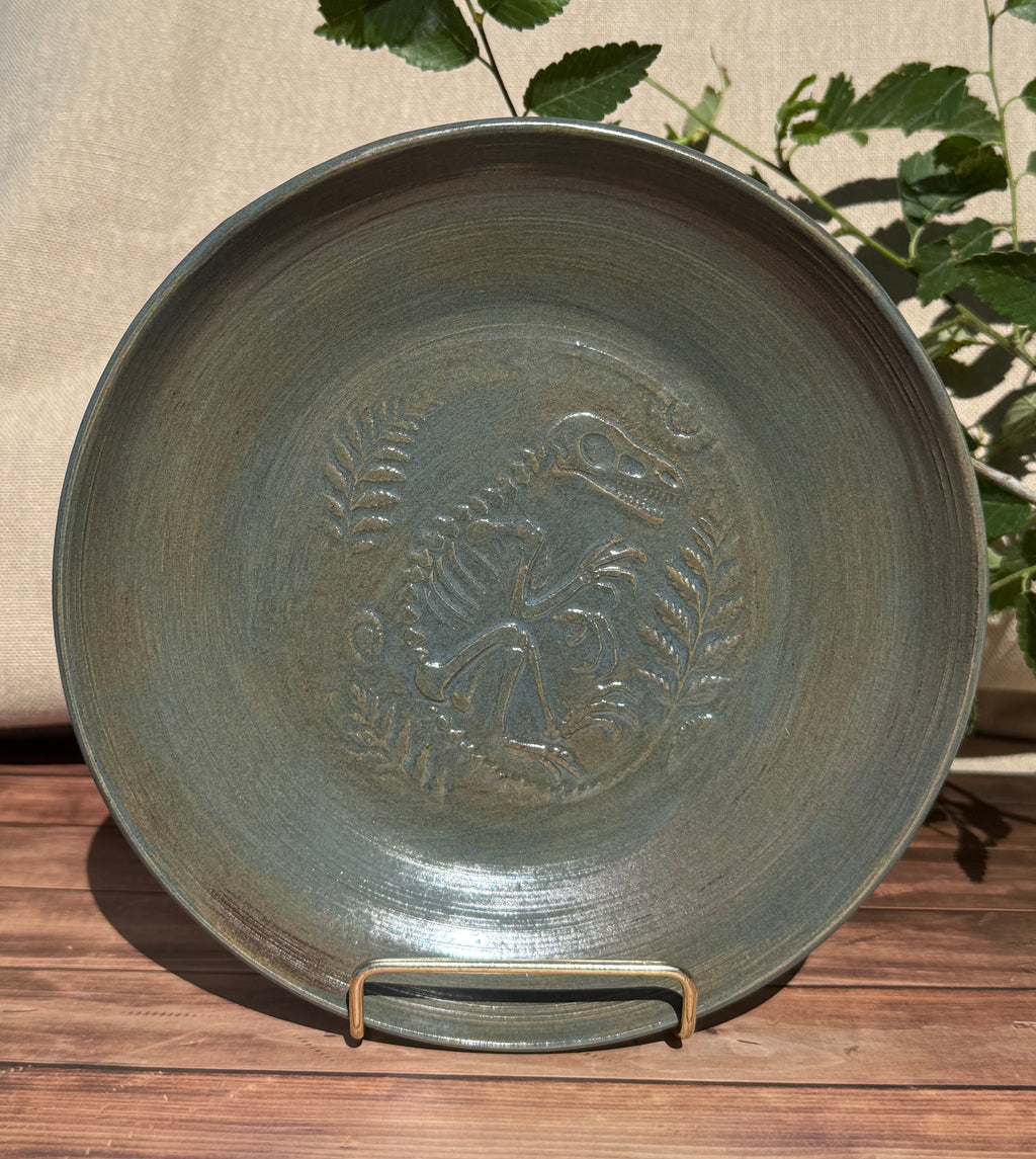 Dino & Fern Pasta Plate
