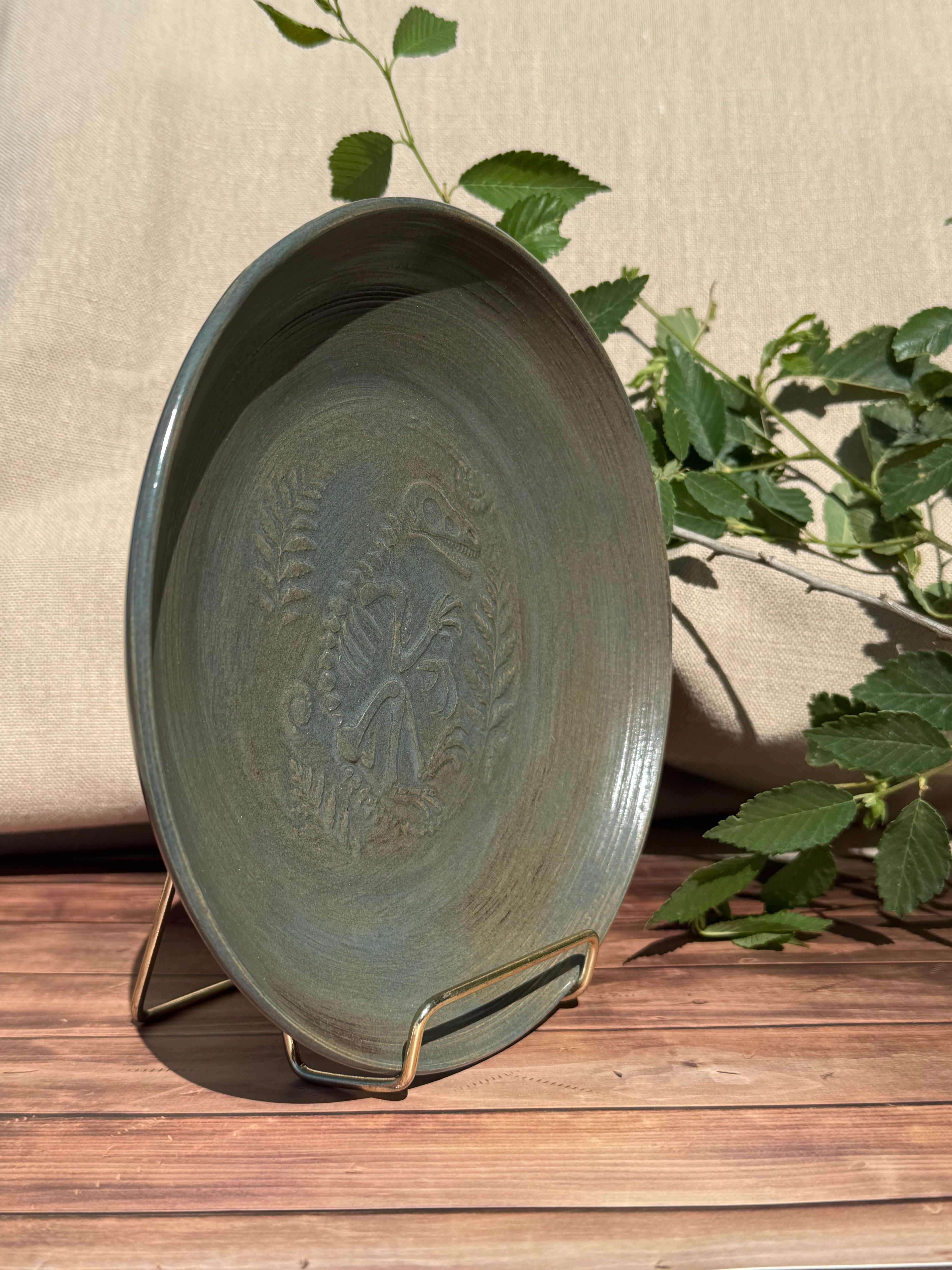Dino & Fern Pasta Plate