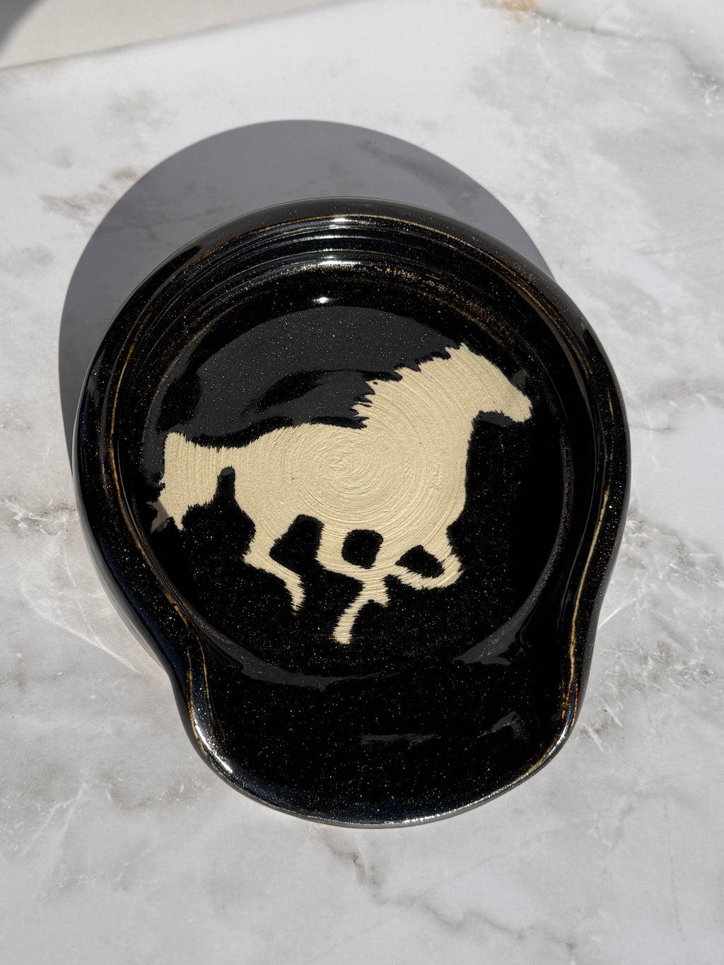 Running Horse Spoon Rest