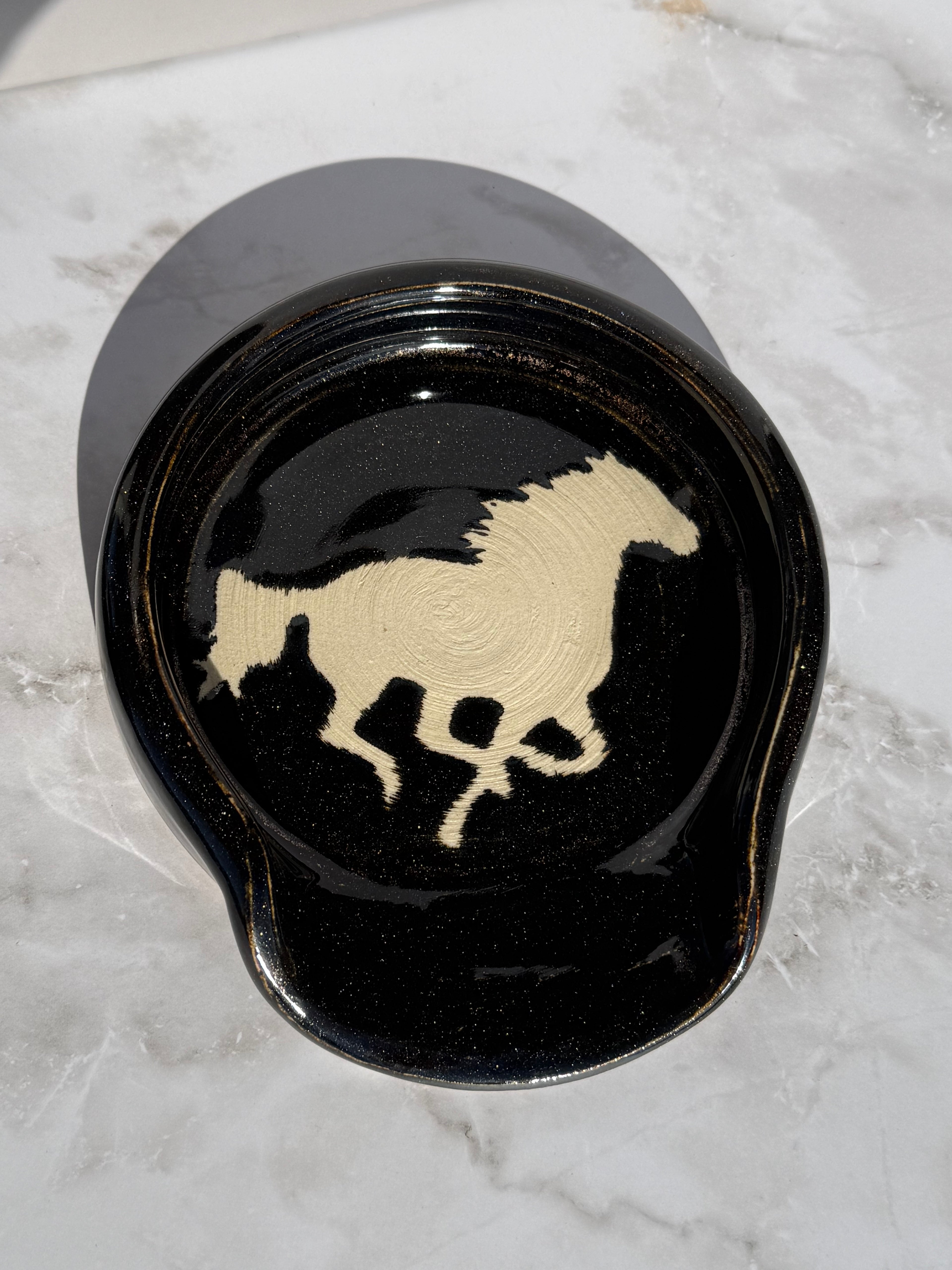 Running Horse Spoon Rest