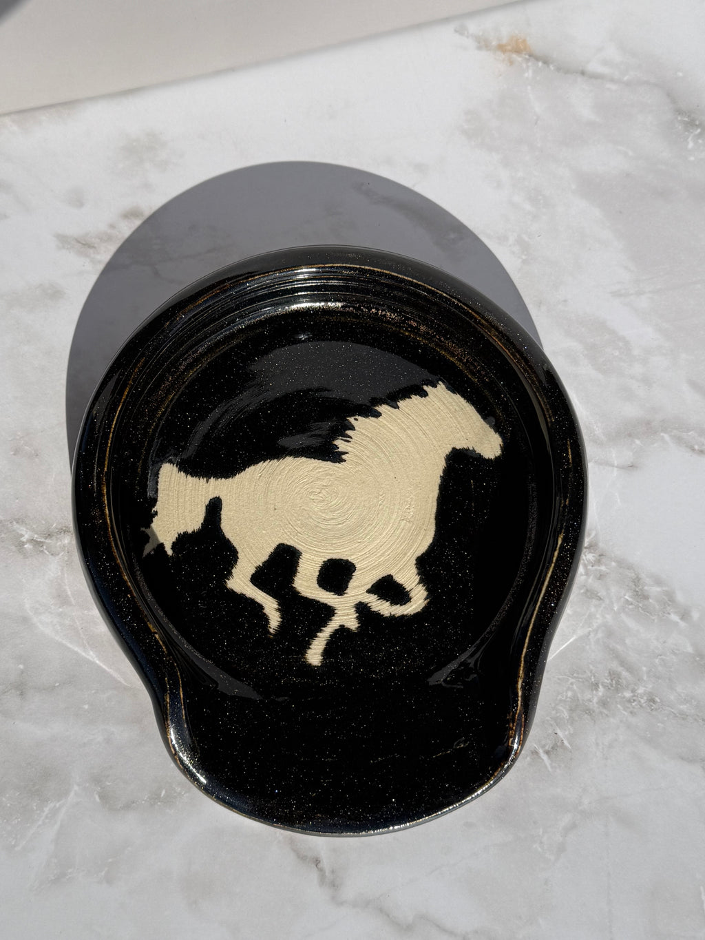 Running Horse Spoon Rest