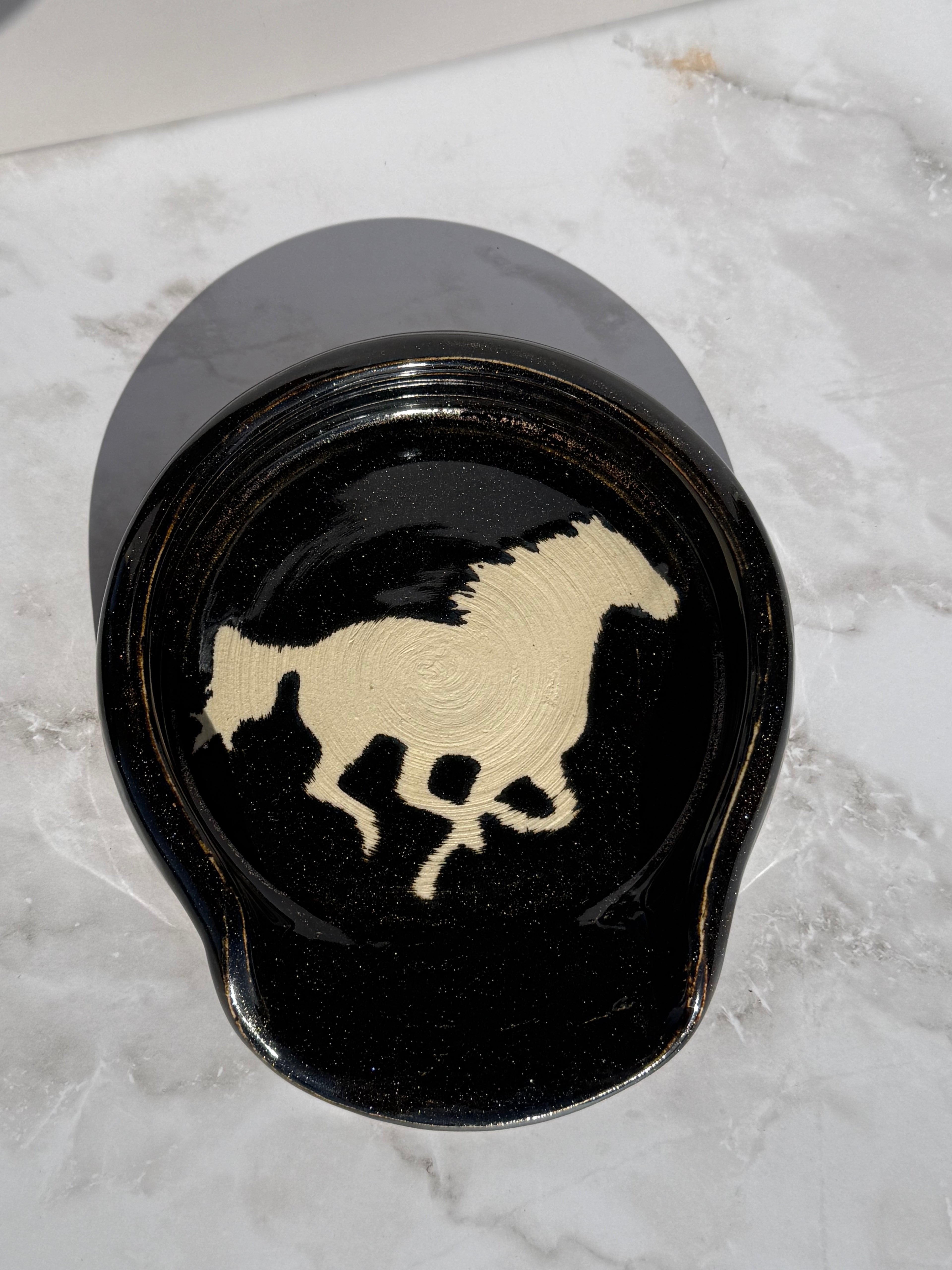 Running Horse Spoon Rest