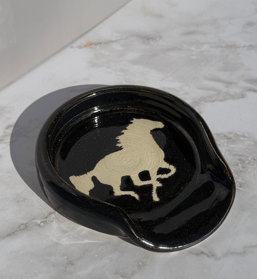 Running Horse Spoon Rest