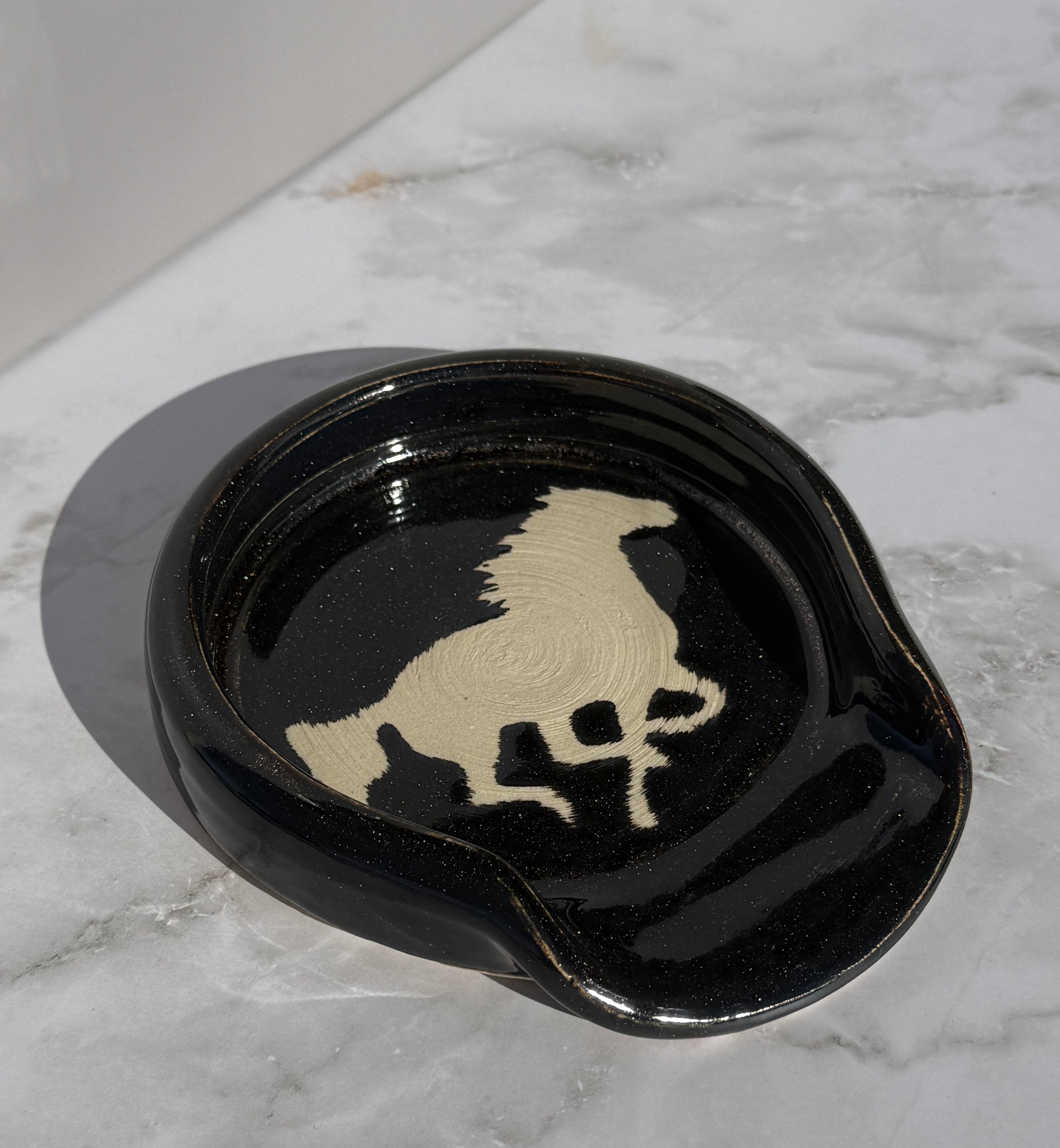 Running Horse Spoon Rest