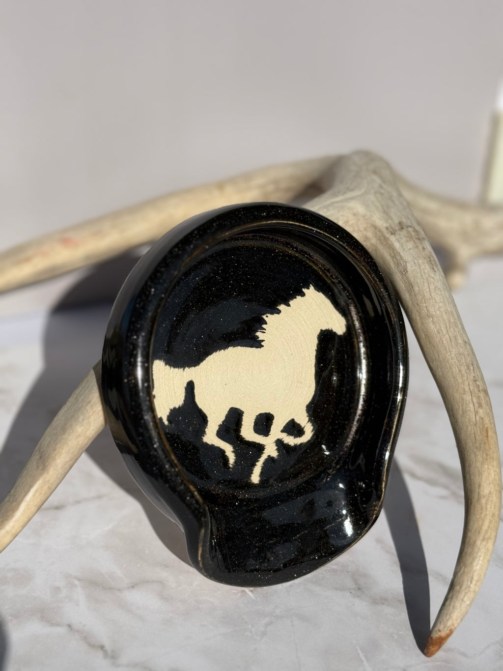 Running Horse Spoon Rest