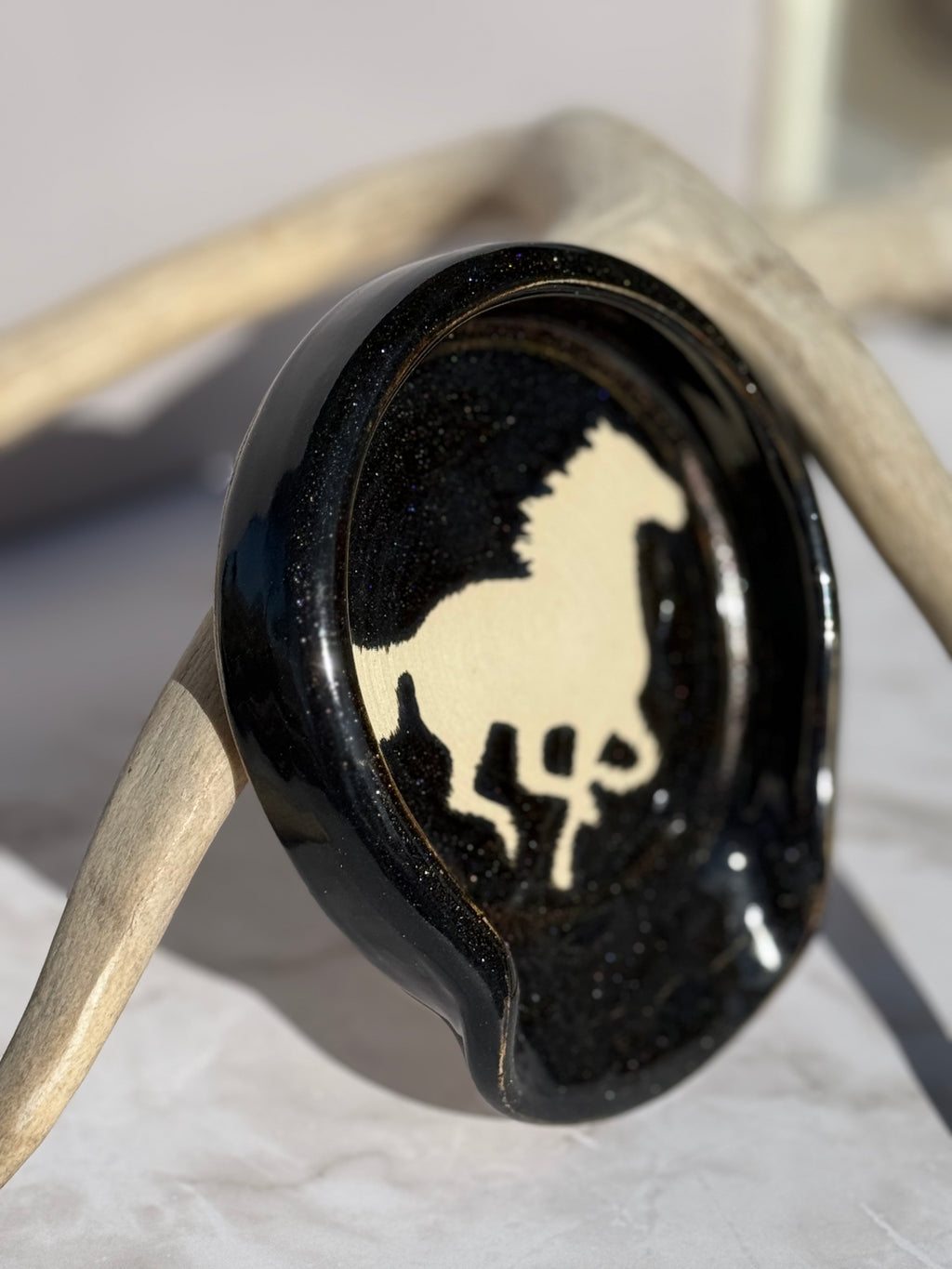 Running Horse Spoon Rest
