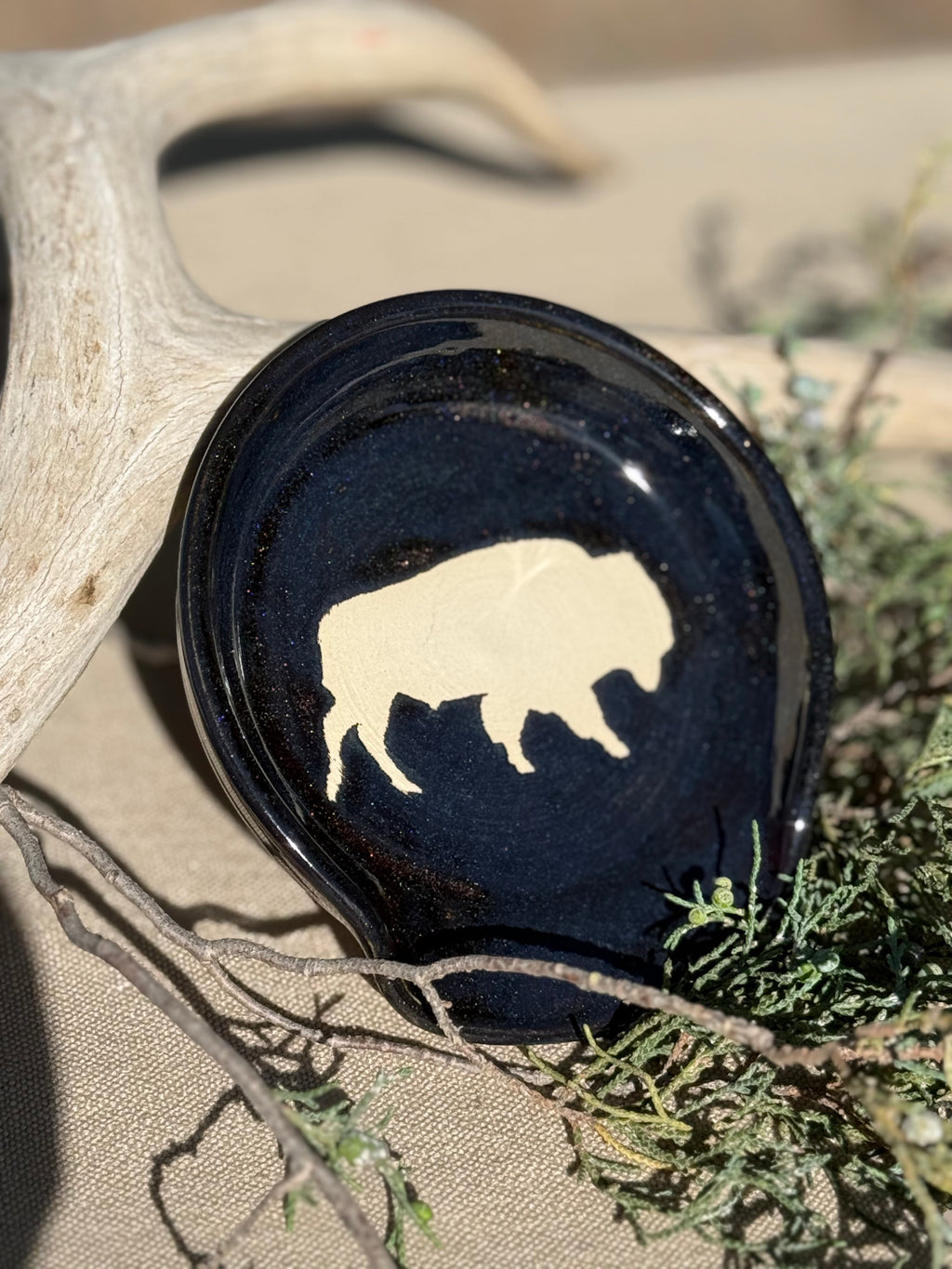 Bison Spoon Rest