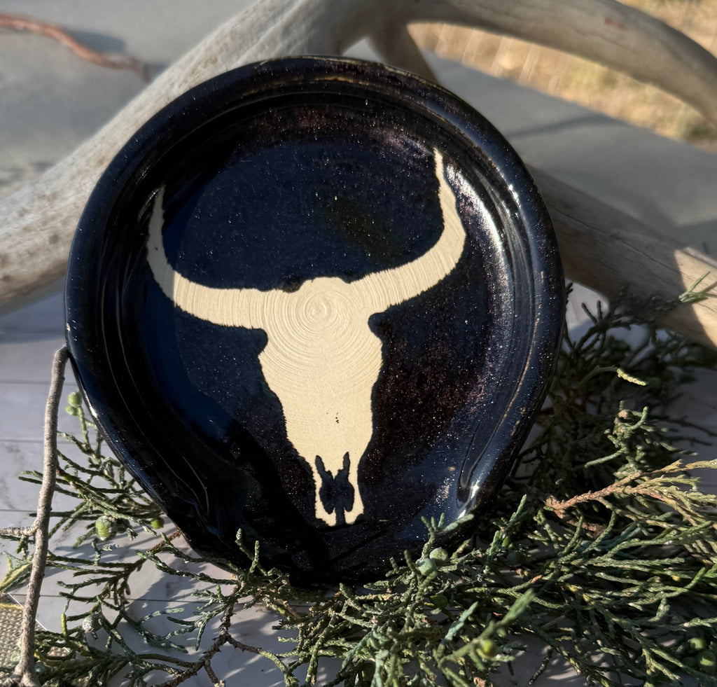 Longhorn Skull Spoon Rest