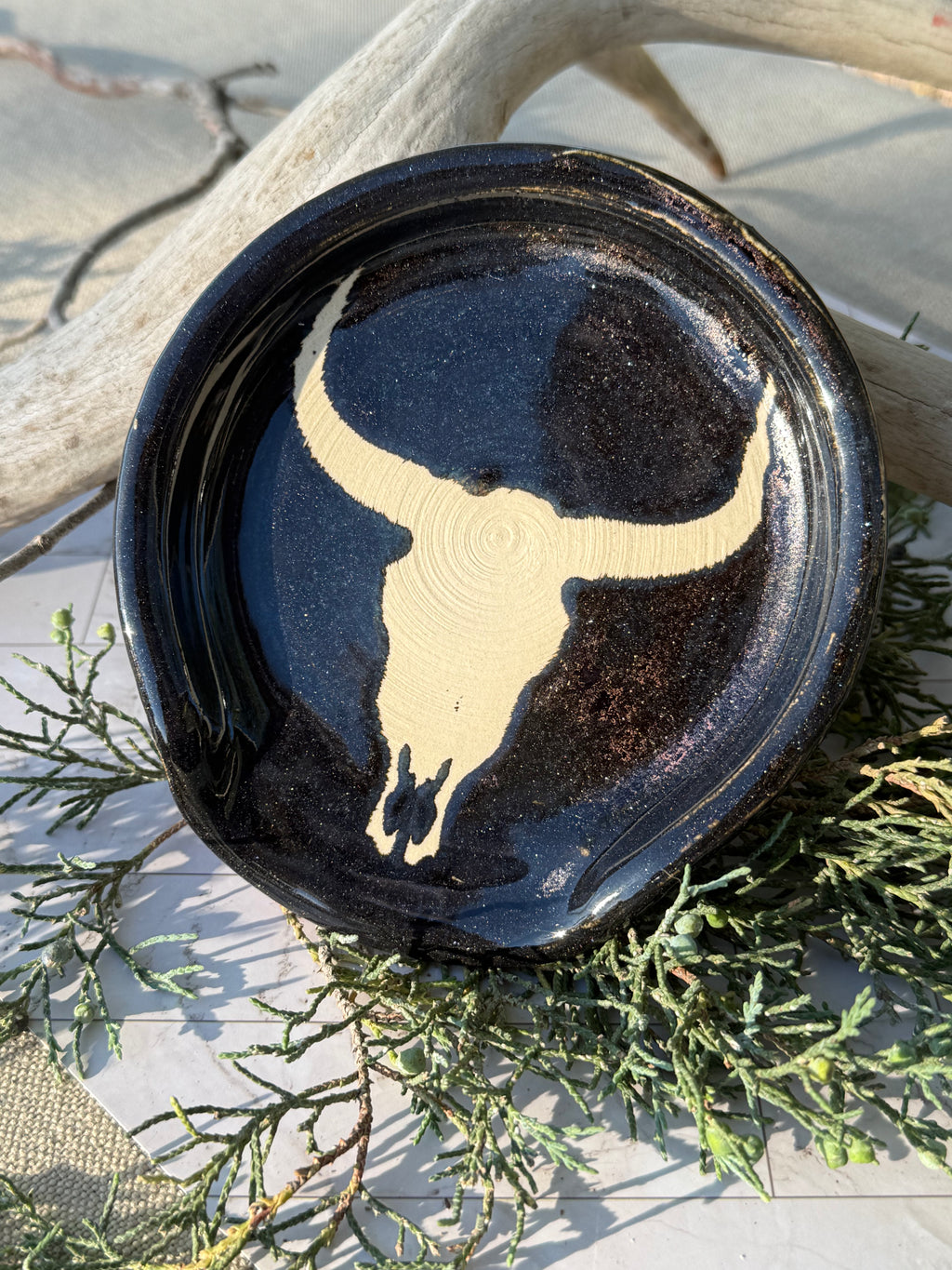Longhorn Skull Spoon Rest