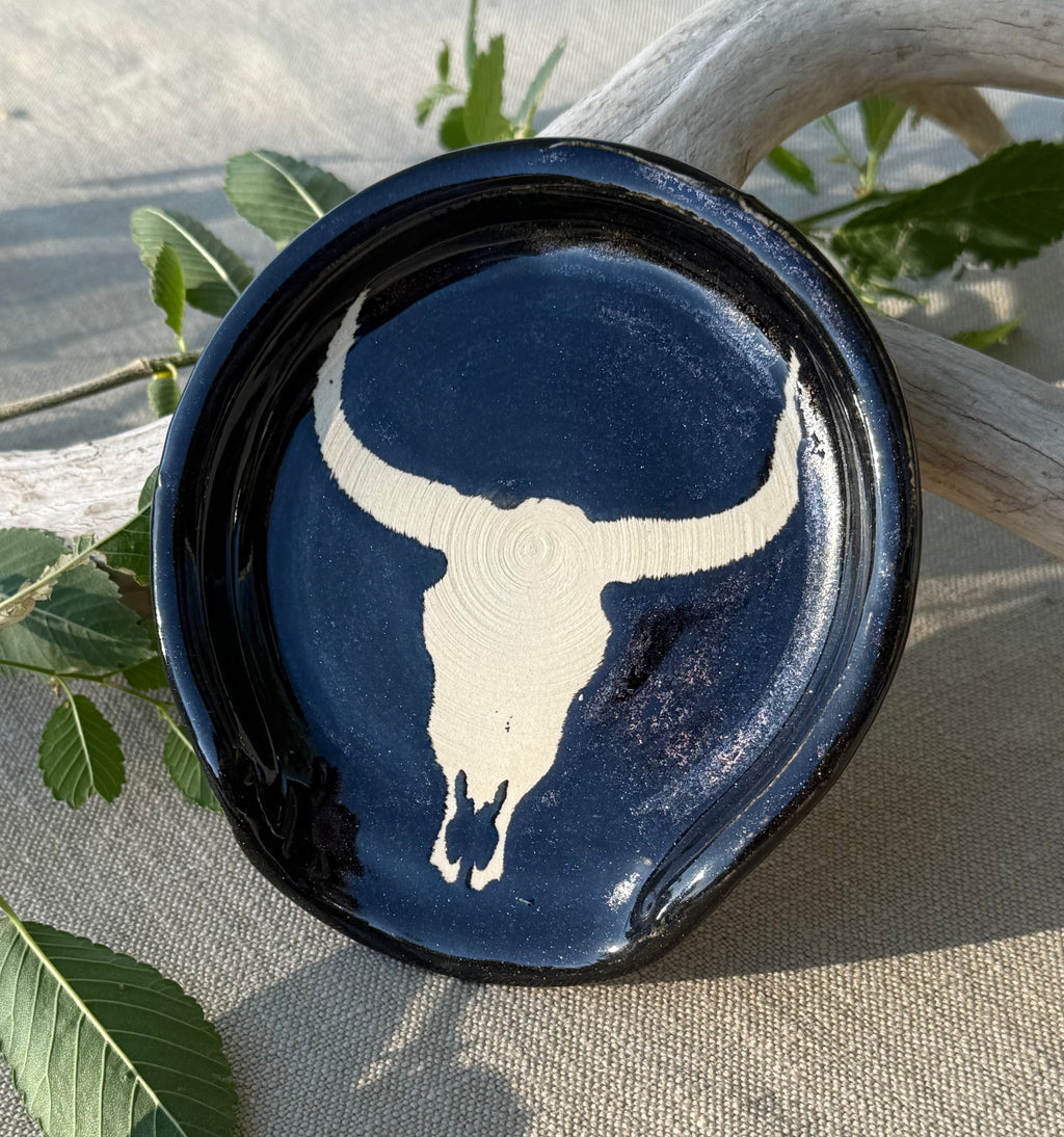 Longhorn Skull Spoon Rest