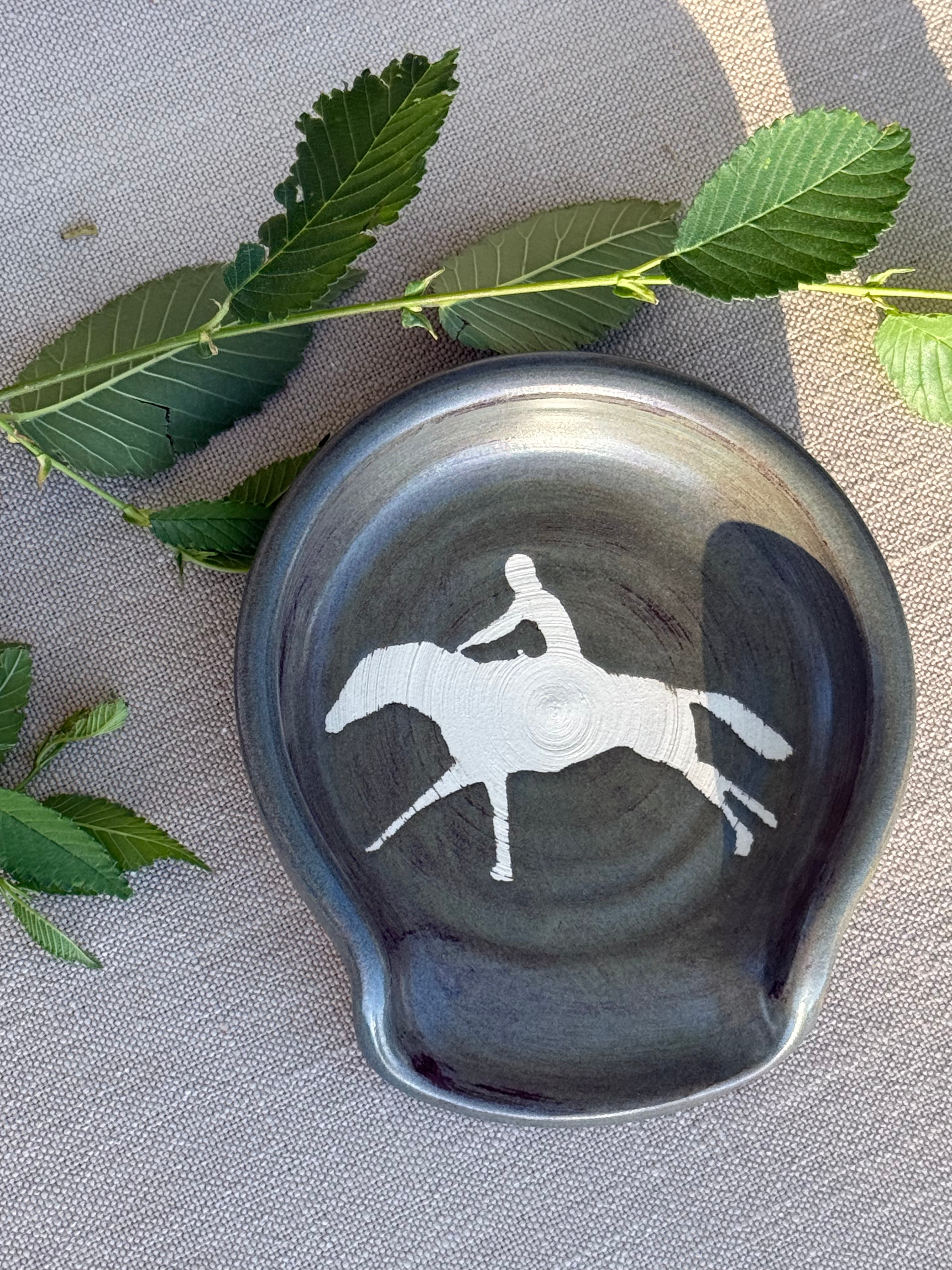Horse & Rider Spoon Rest