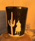 Western Scene Utensil Holder