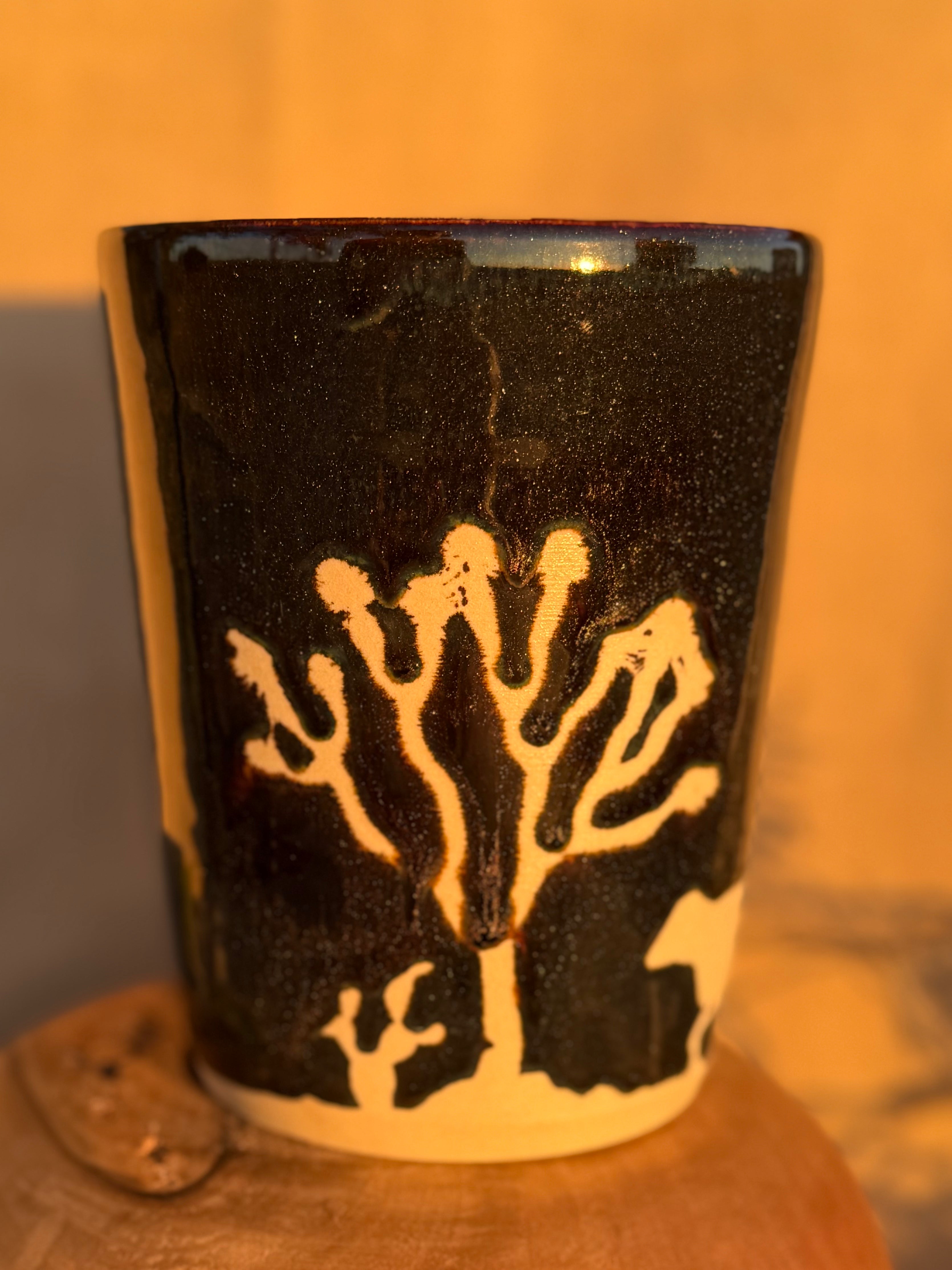 Western Scene Utensil Holder