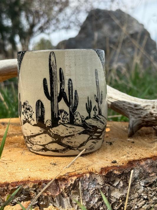 Desert Scene + Zendoodle Mug
