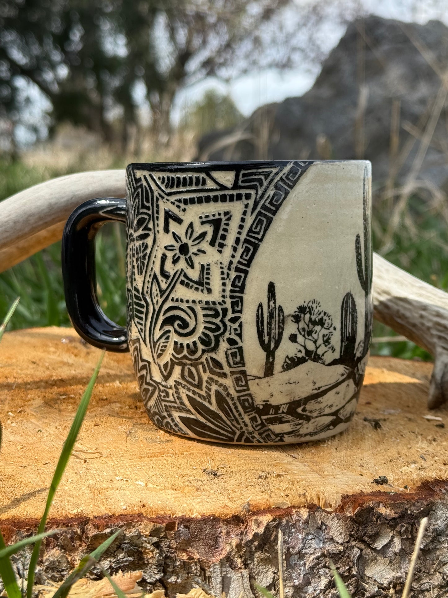 Desert Scene + Zendoodle Mug