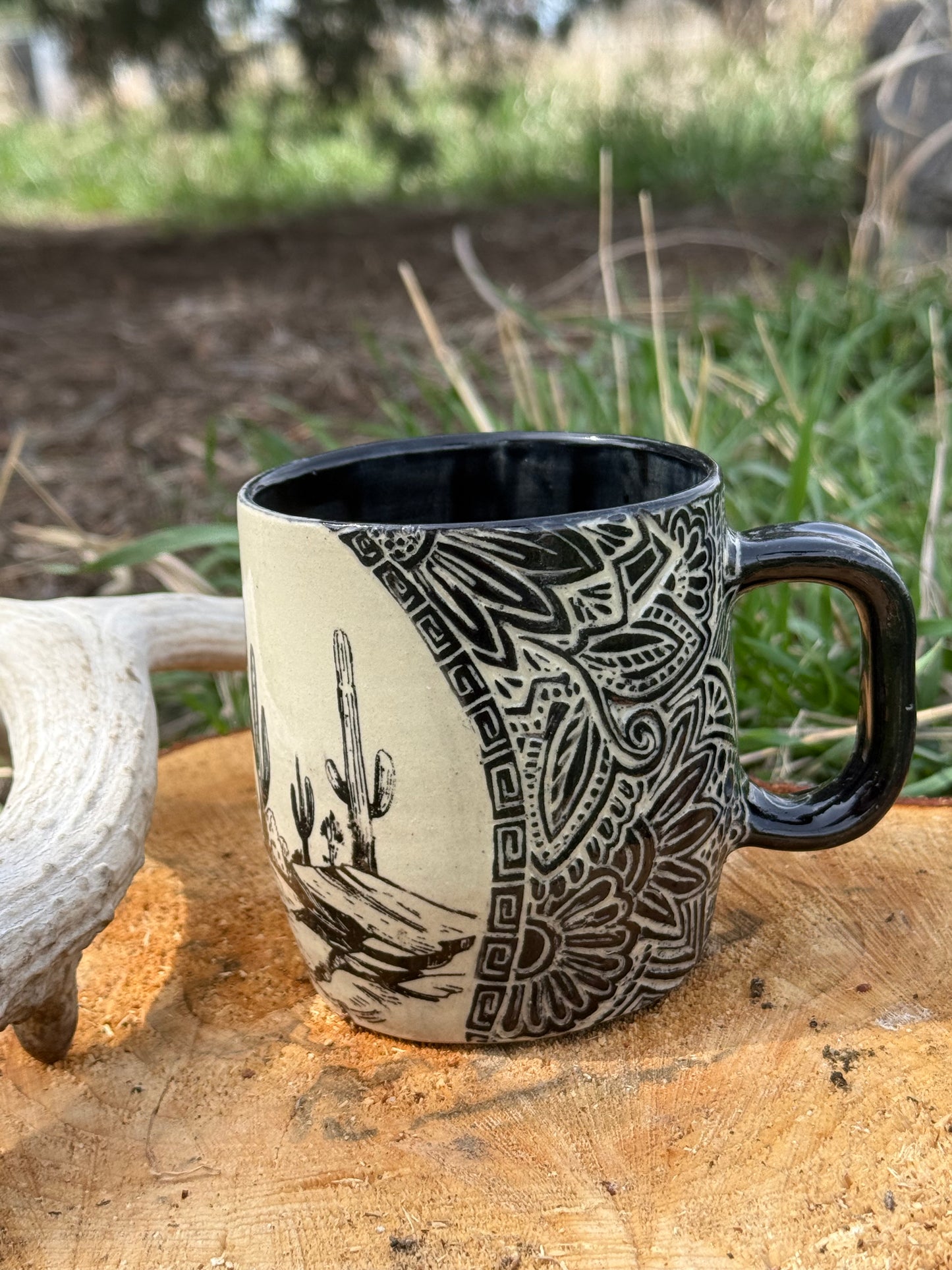 Desert Scene + Zendoodle Mug