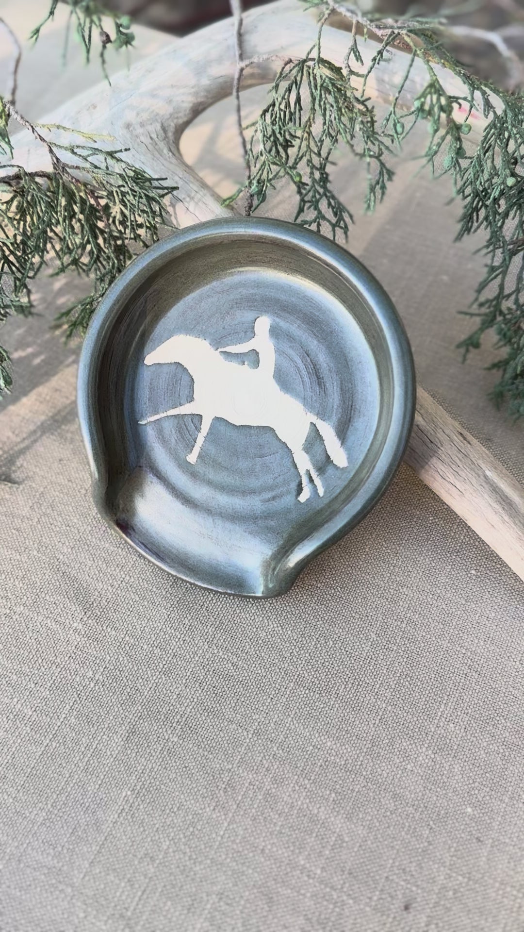 Horse & Rider Spoon Rest