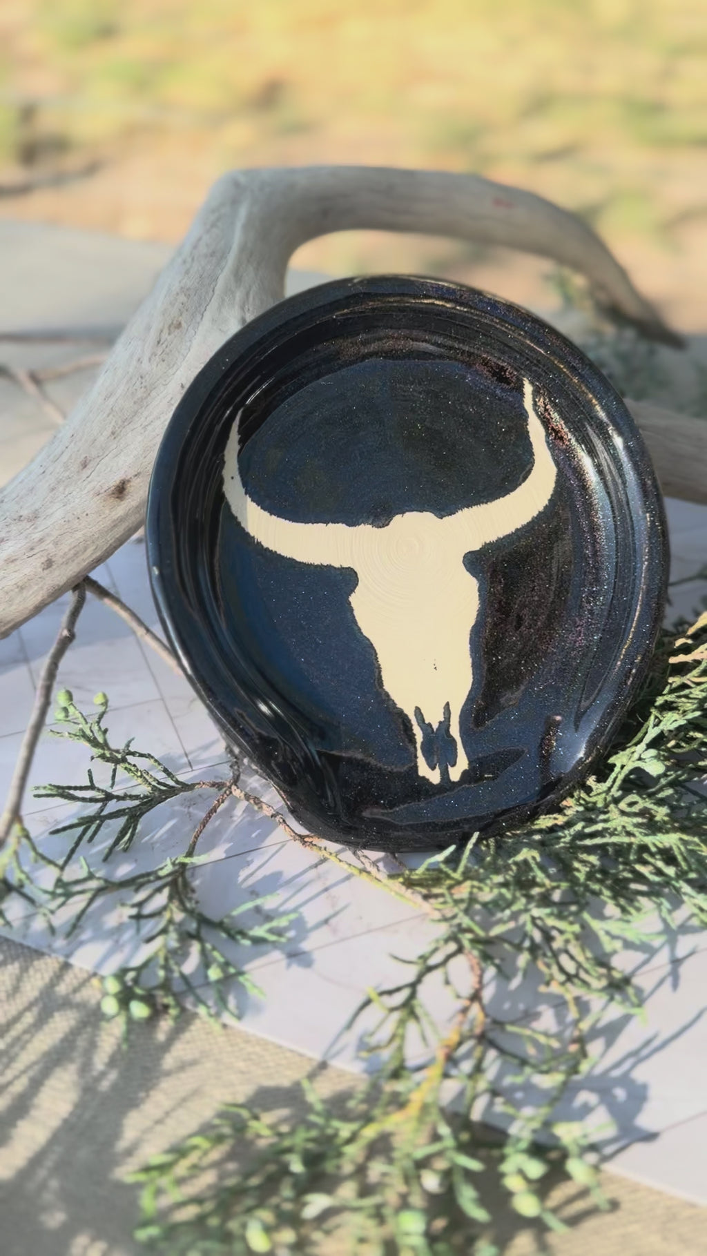 Longhorn Skull Spoon Rest